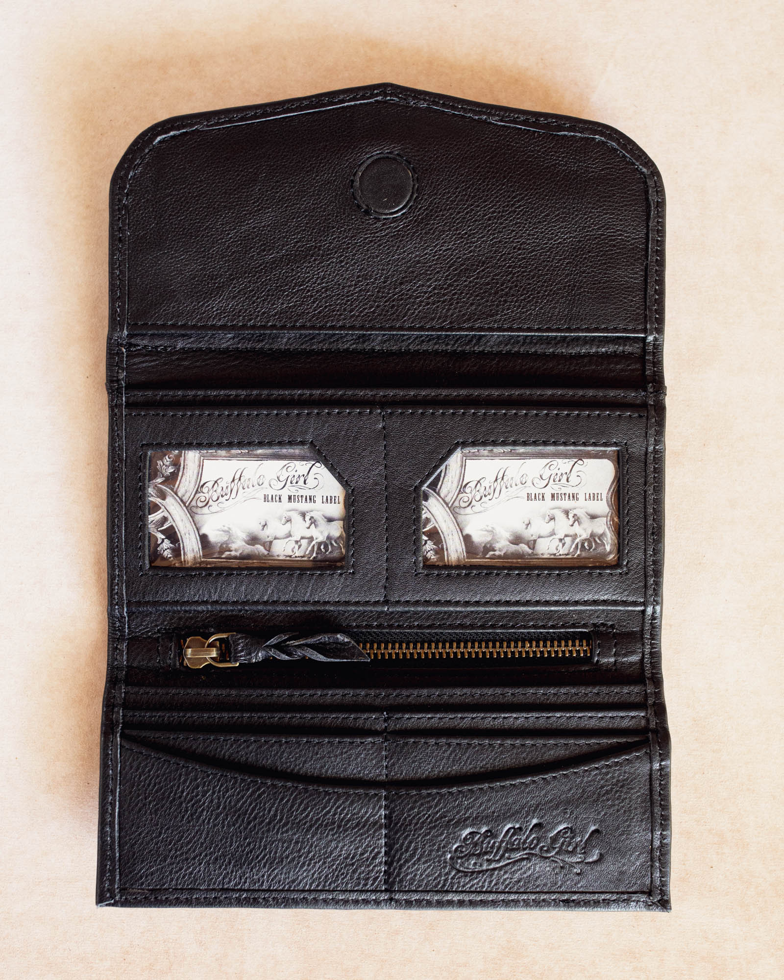 Rebel Eagle Wallet - Black