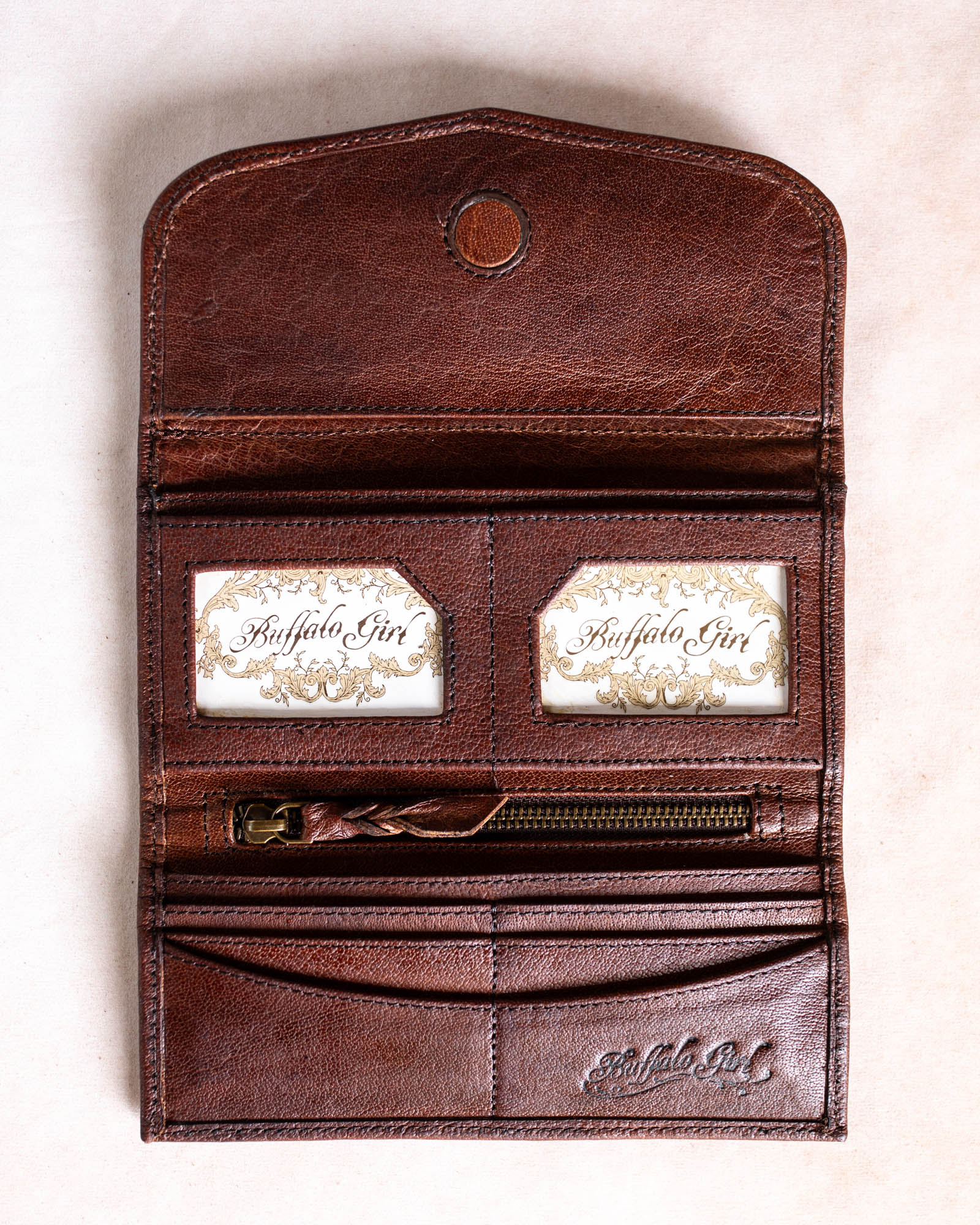Eagle Feather Wallet with Dragon Stone