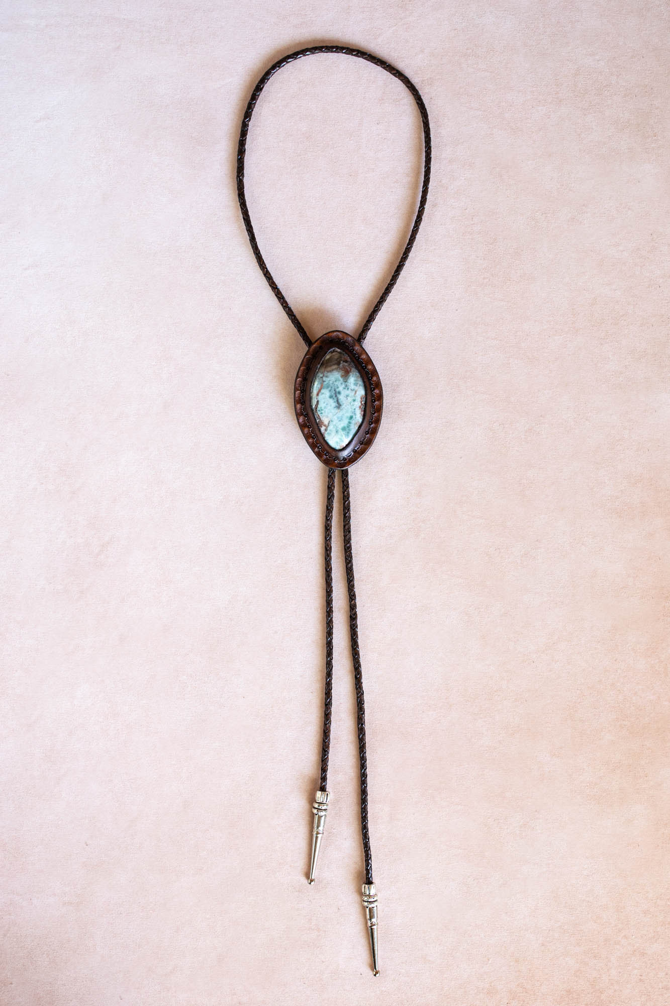 Larimar Bolo Tie