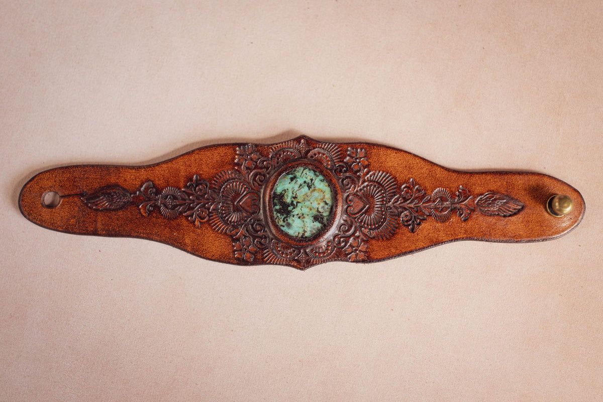 Little Western Cuff with Mexican Turquoise