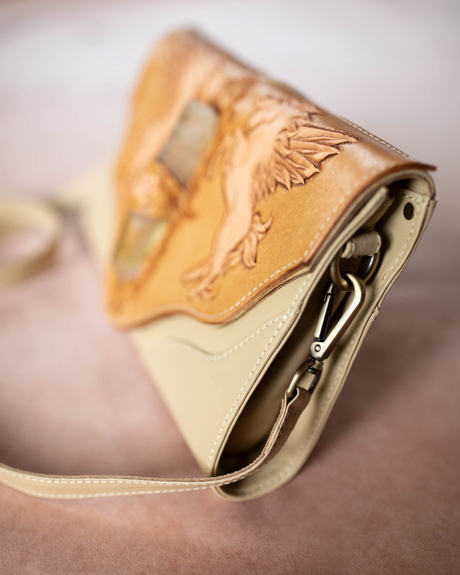 Pegasus Clutch with Citrine