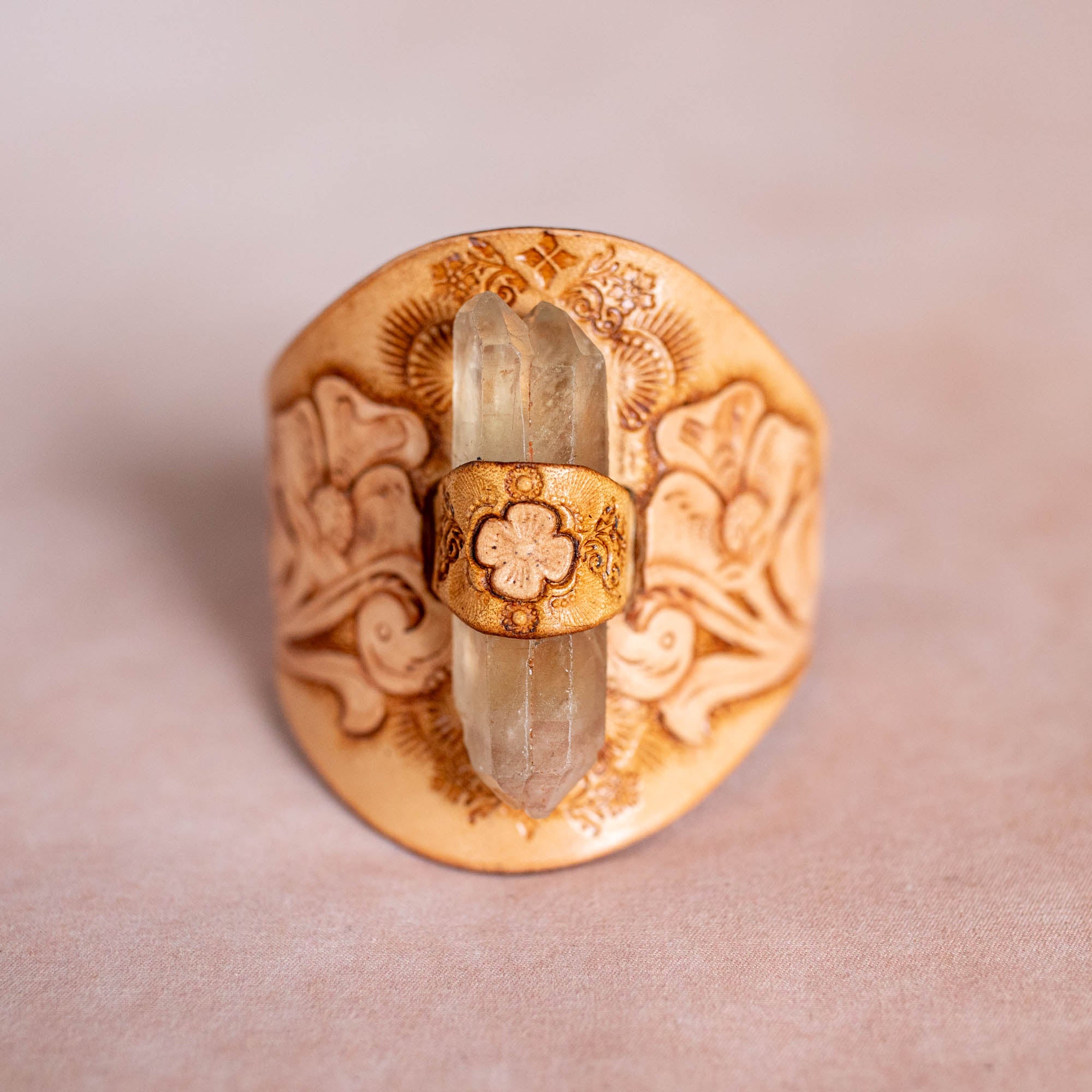 Western Priestess Cuff with Citrine