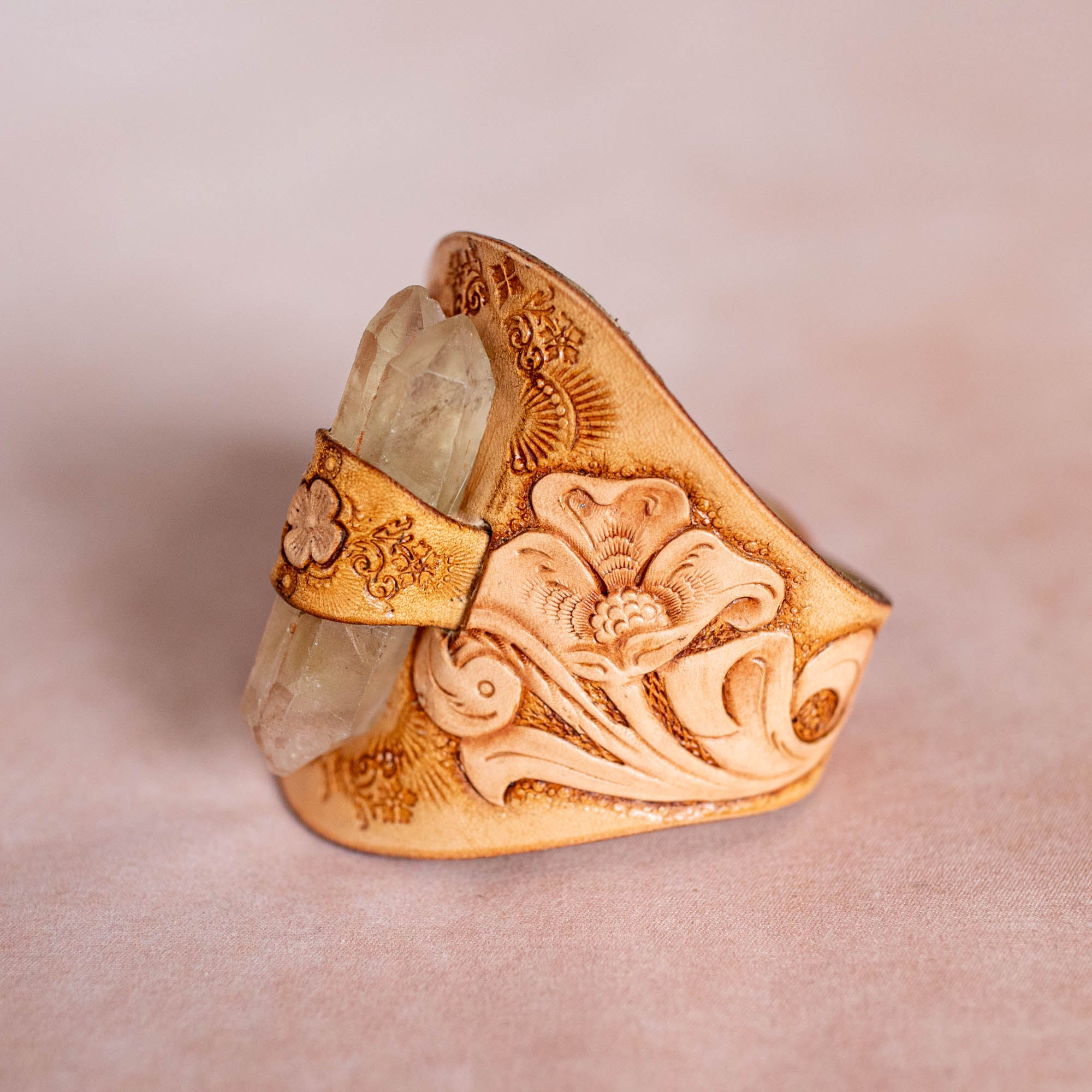 Western Priestess Cuff with Citrine