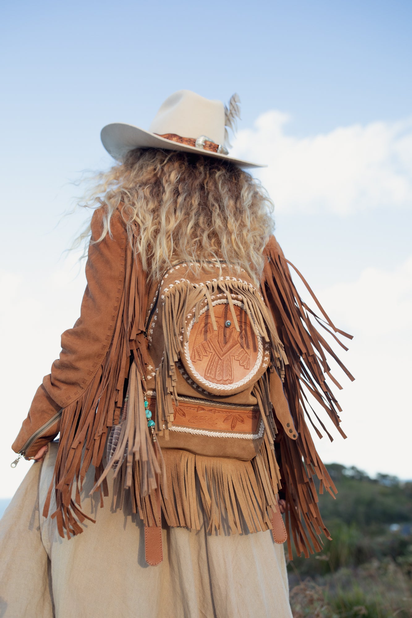 Only The Brave Thunderbird Backpack with Turquoise