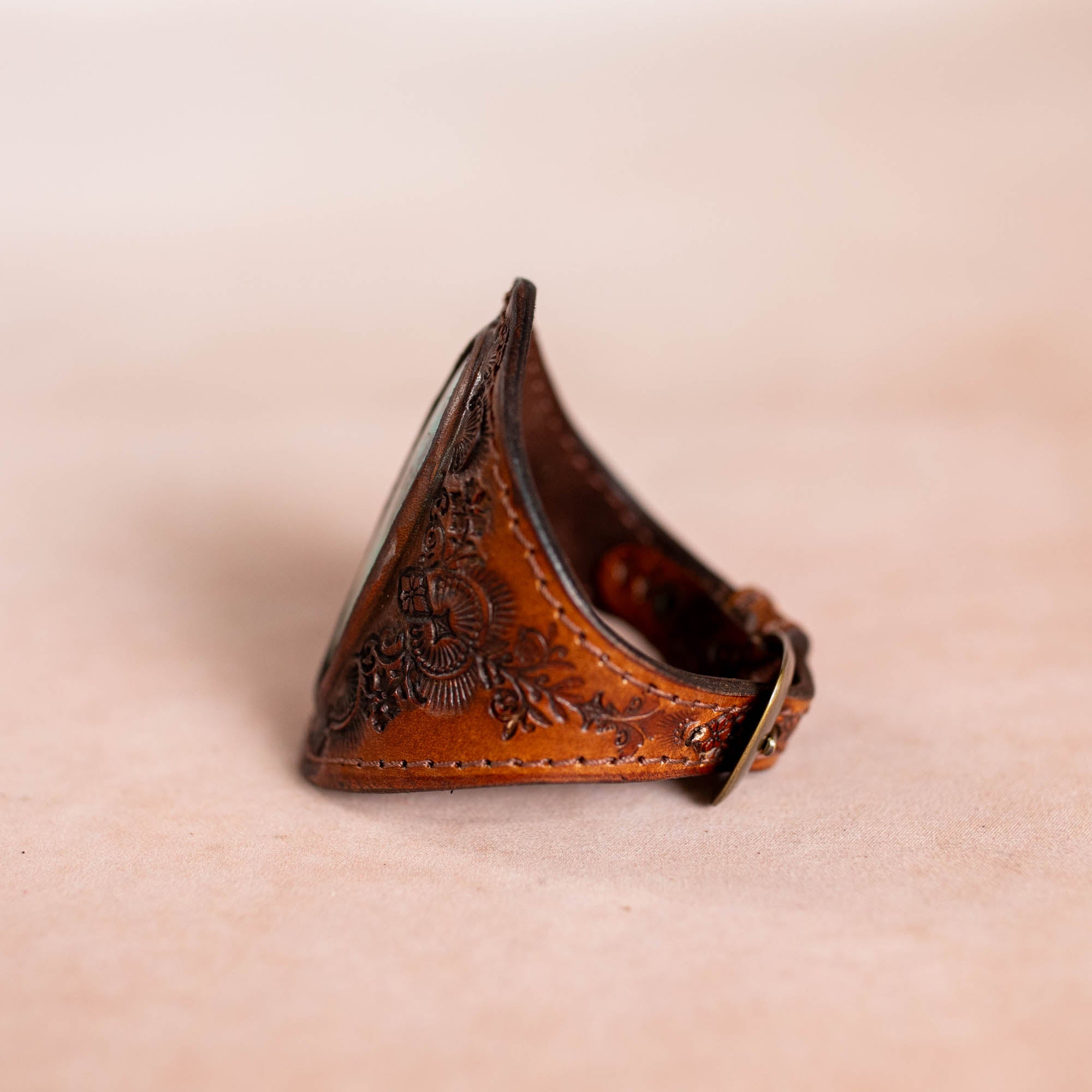 Mandala Cuff with Turquoise