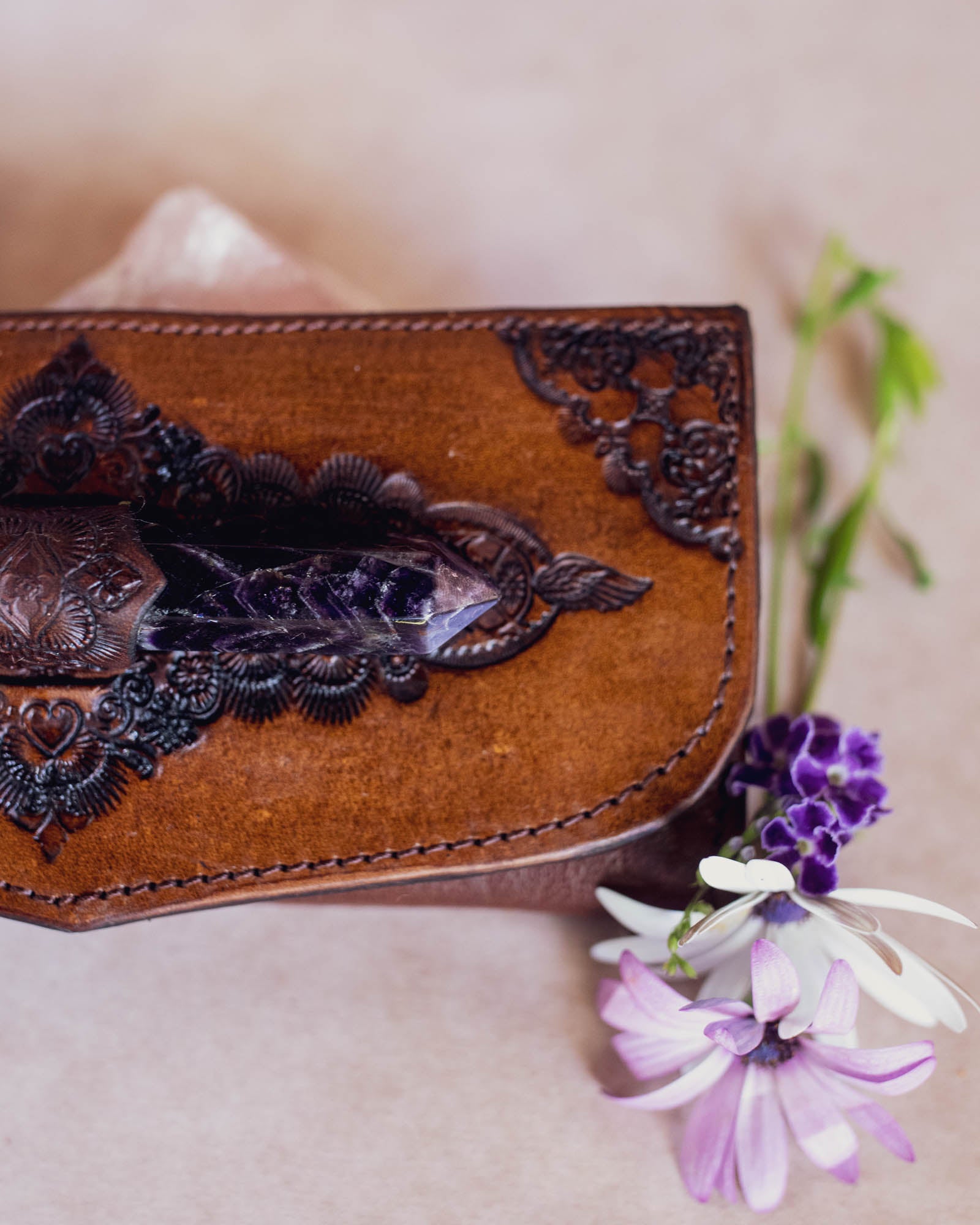 Priestess Wallet with Amethyst - Buffalo Girl®