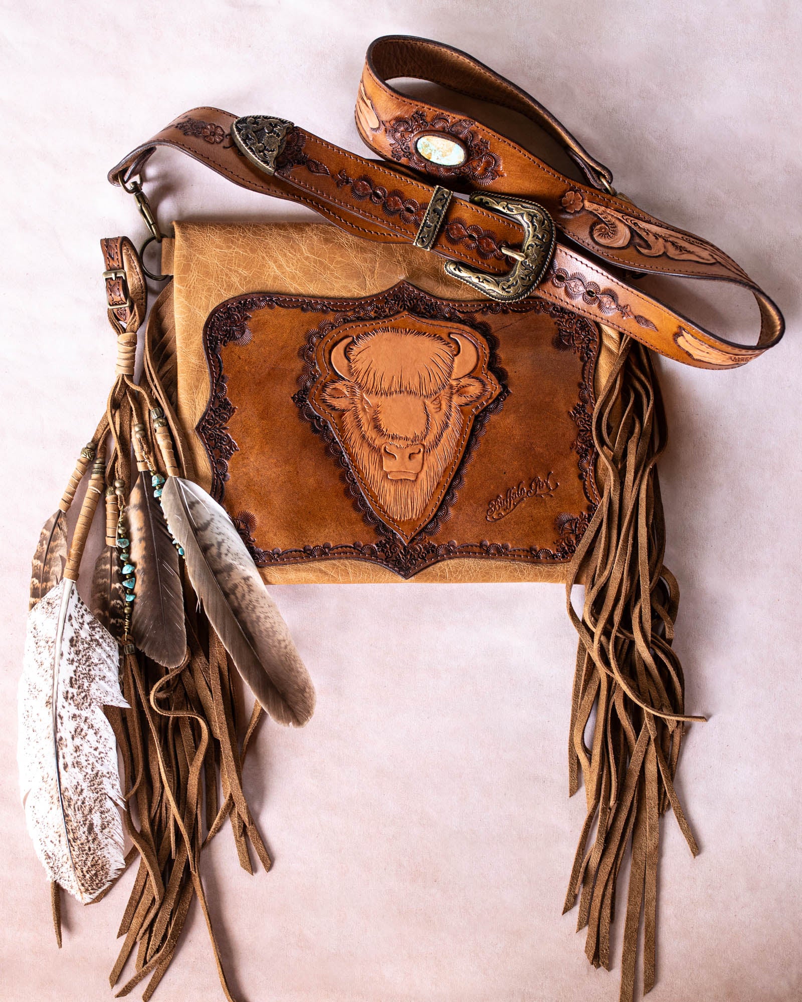 Pegasus Gypsy Wanderer Bag with Royston Turquoise