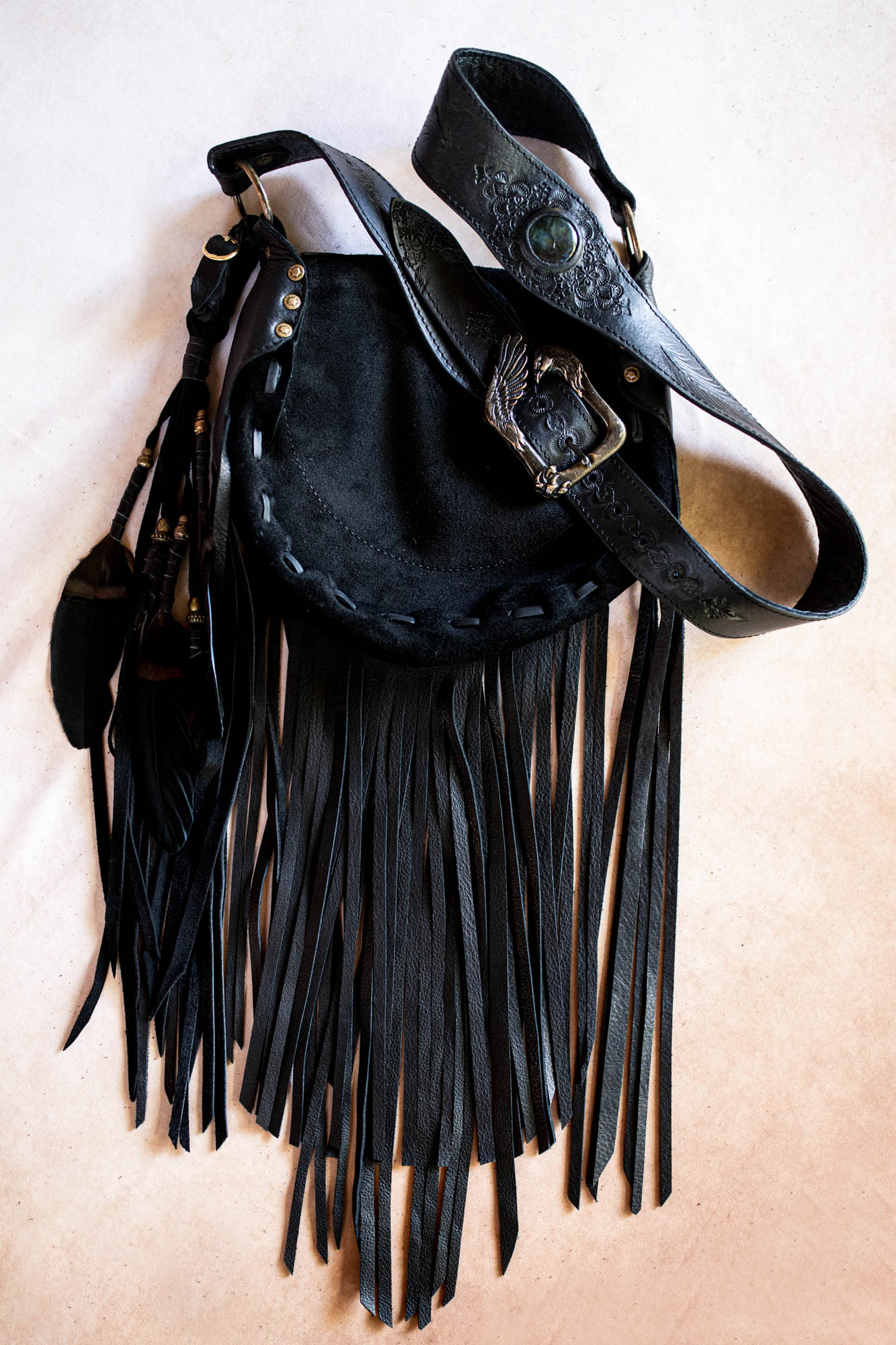 Petite Cheyenne Eagle Bag with Labradorite