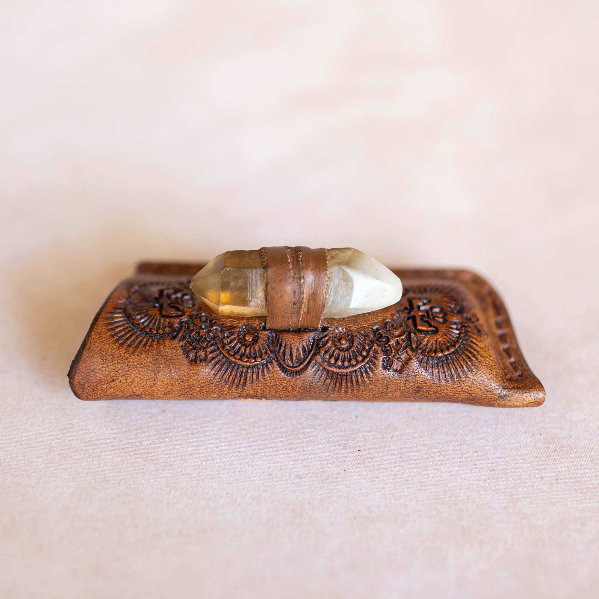 Woodstock Lighter Case with Citrine