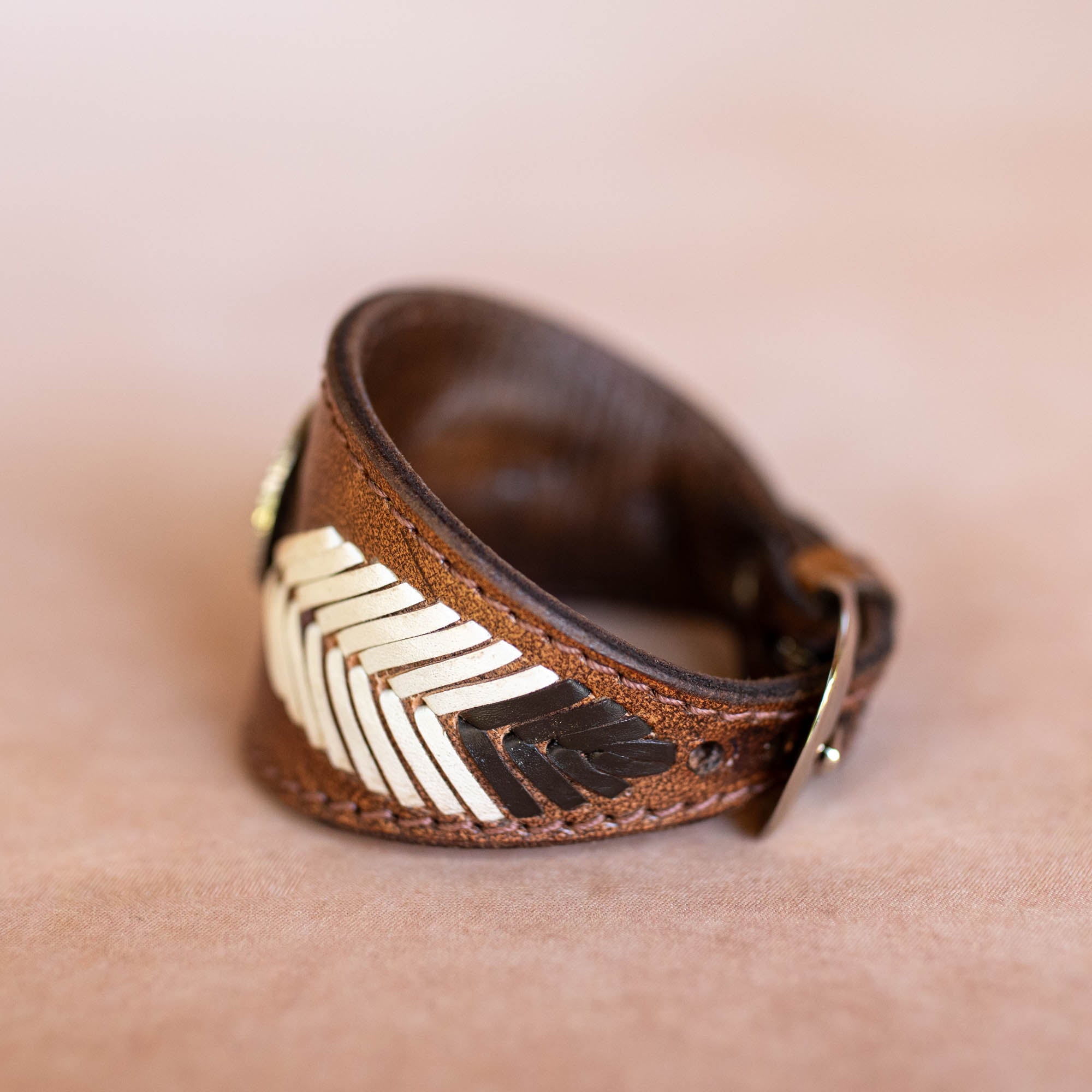 Laced Western Feather Cuff