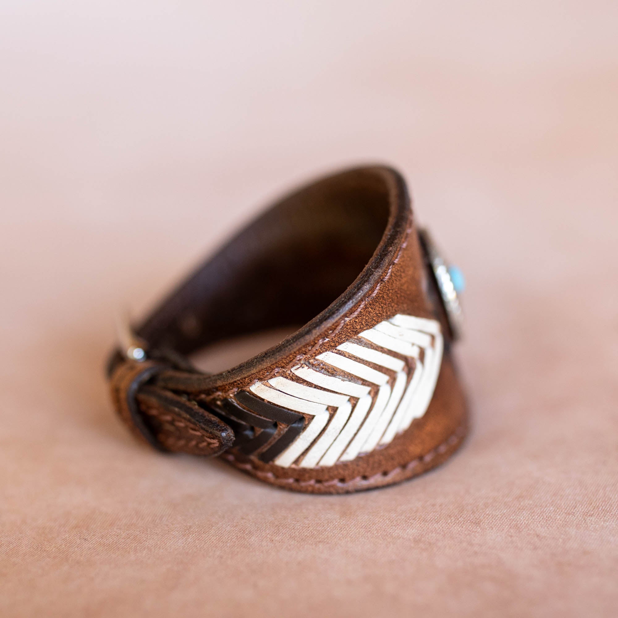 Laced Western Feather Cuff