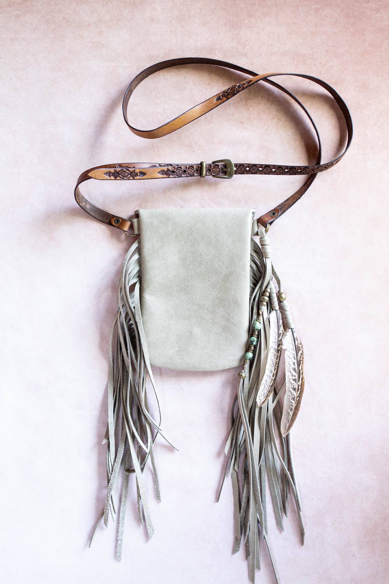 Gypsy Wanderer Phone Pouch with Dragon Stone