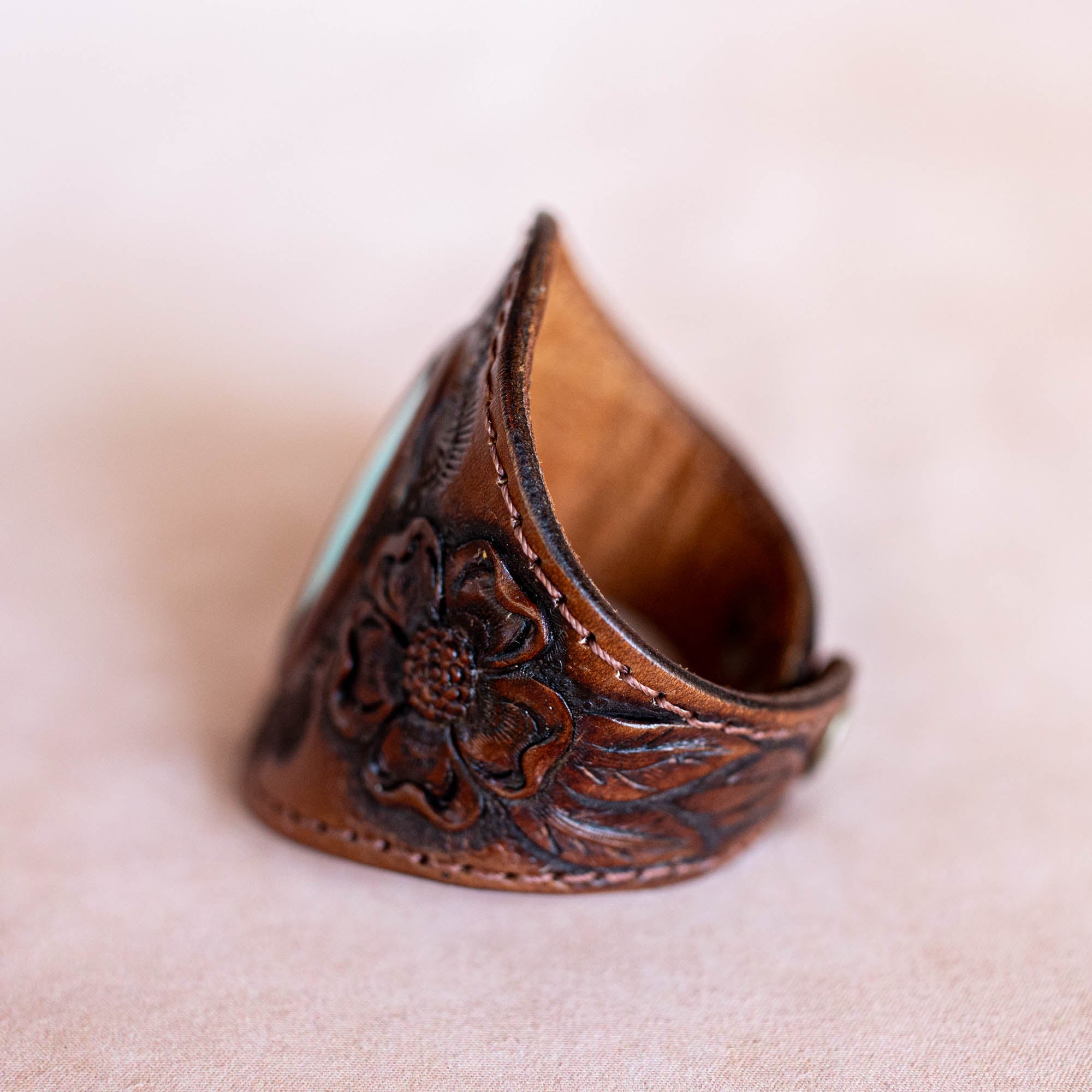 Desert Bloom Cuff with Turquoise