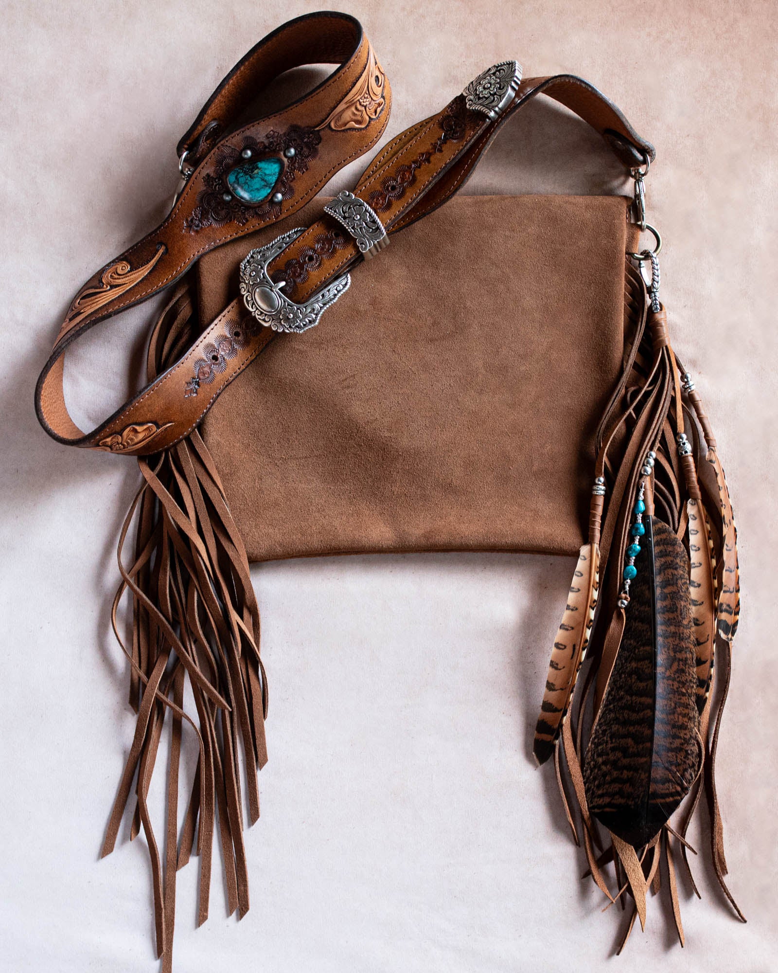 Pegasus Gypsy Wanderer Bag with Navajo Concho