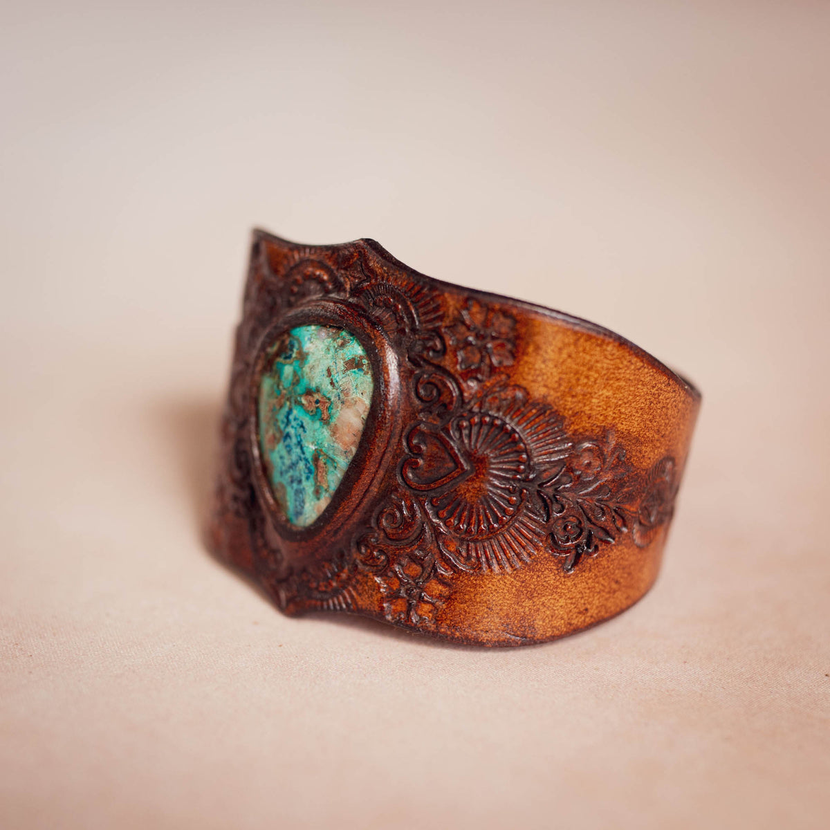 Little Western Cuff with Azurite