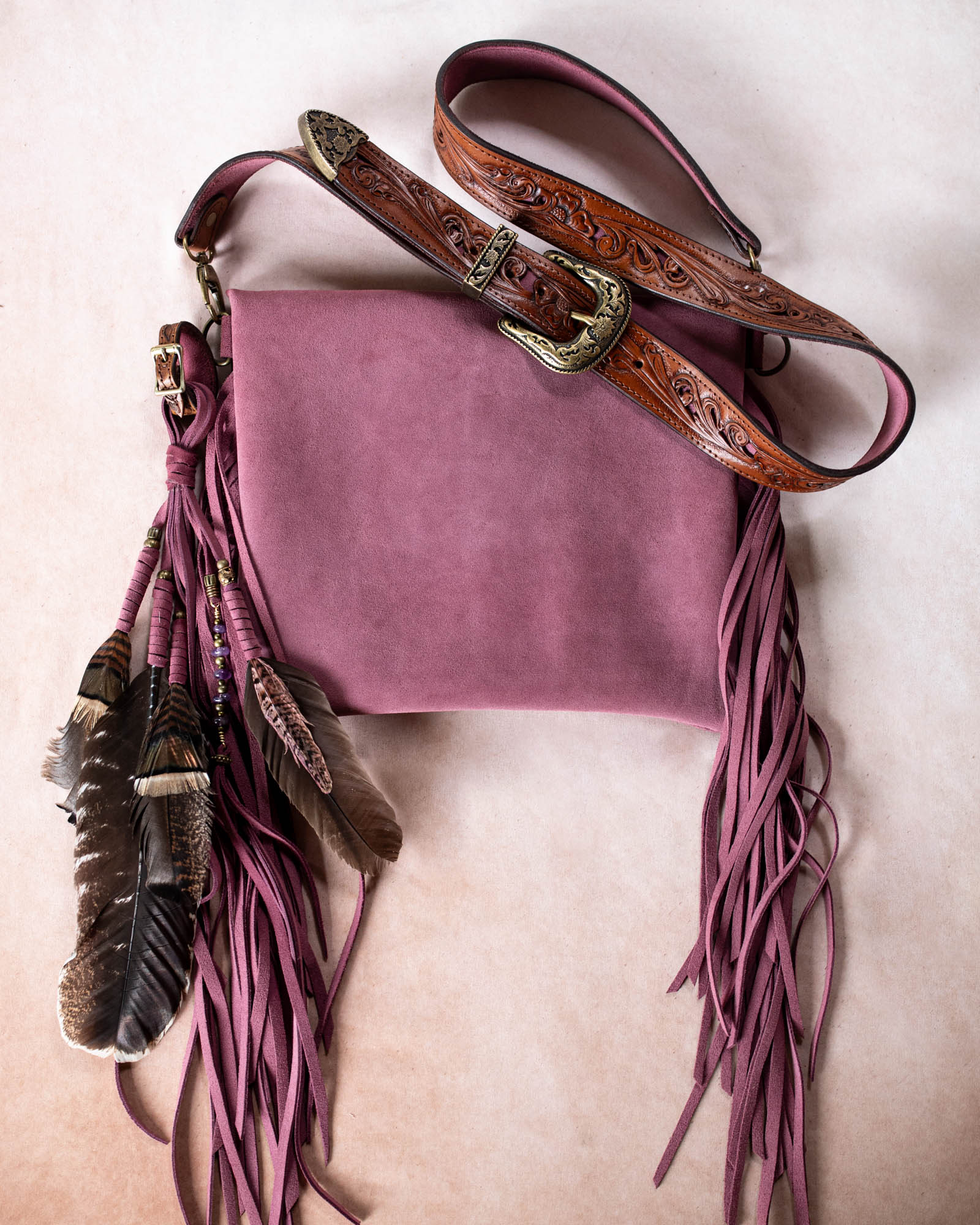 Gypsy Wanderer Bag with Amethyst