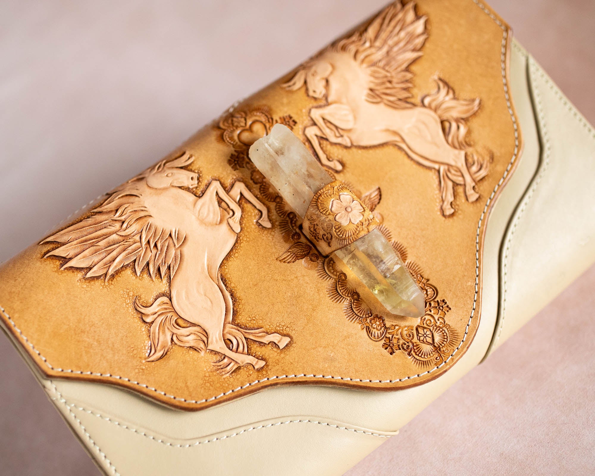 Pegasus Clutch with Citrine