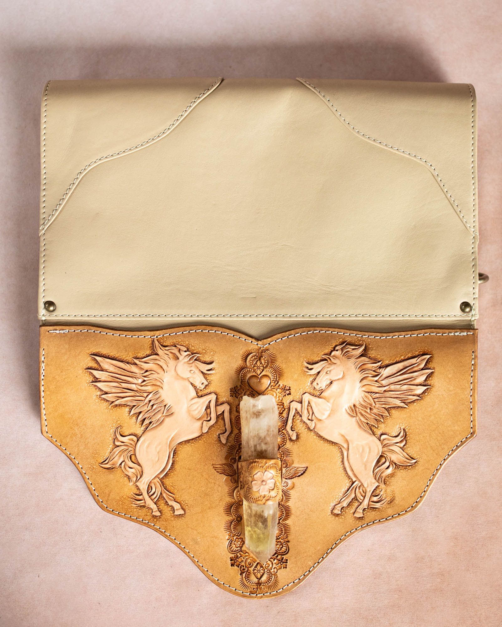 Pegasus Clutch with Citrine