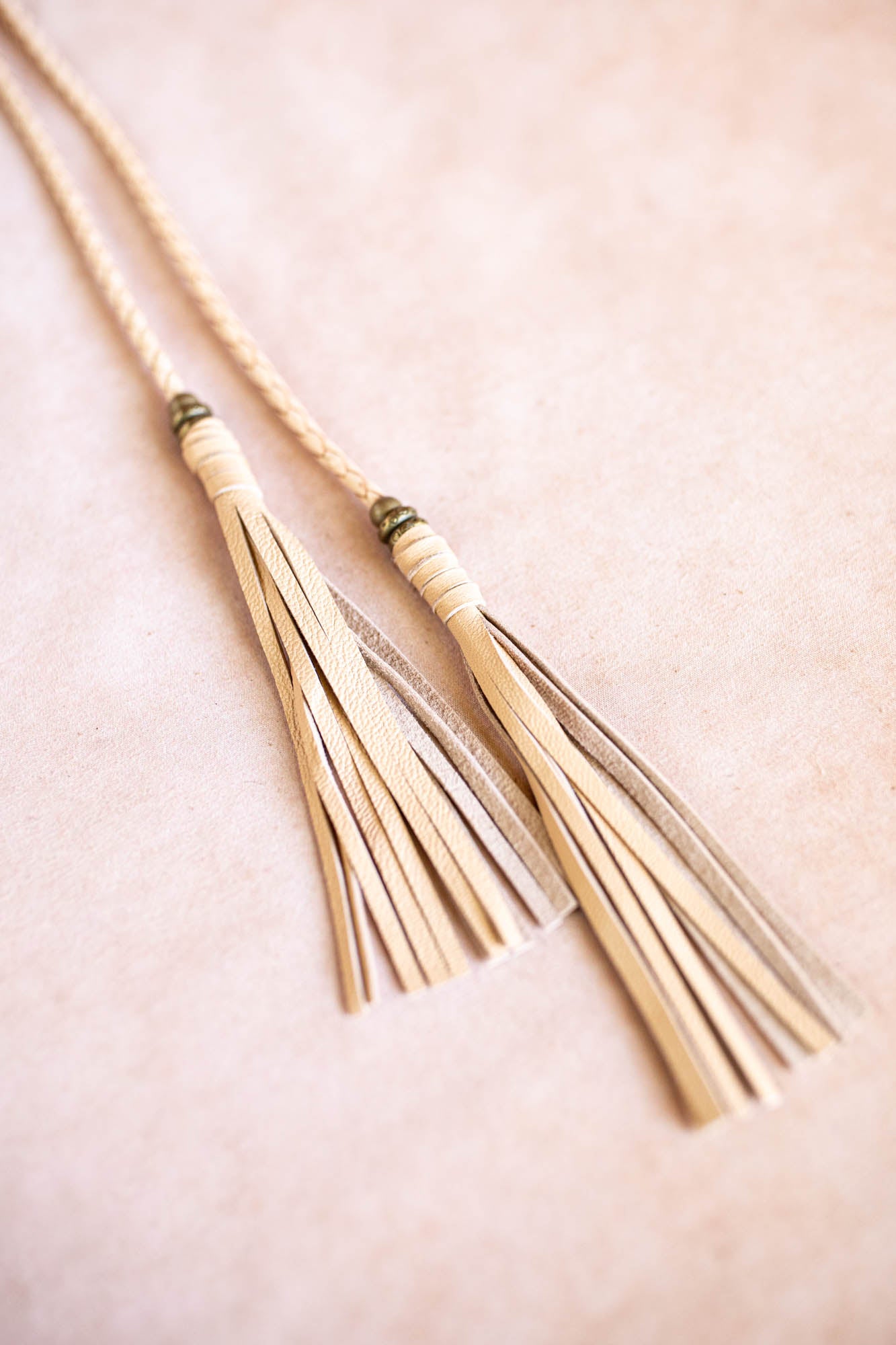 Rose Quartz Bolo Tie