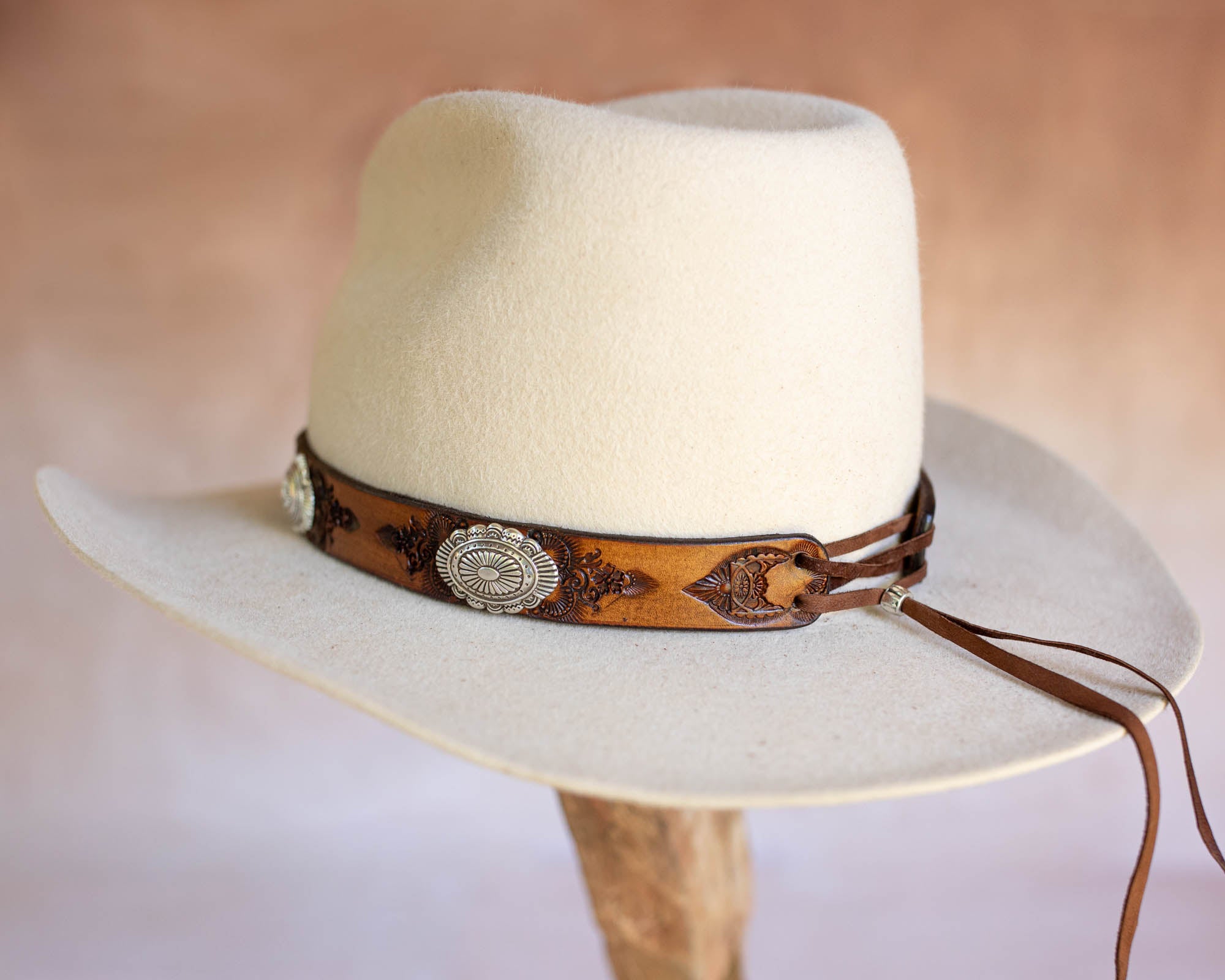 Southwest Concho Hat Band