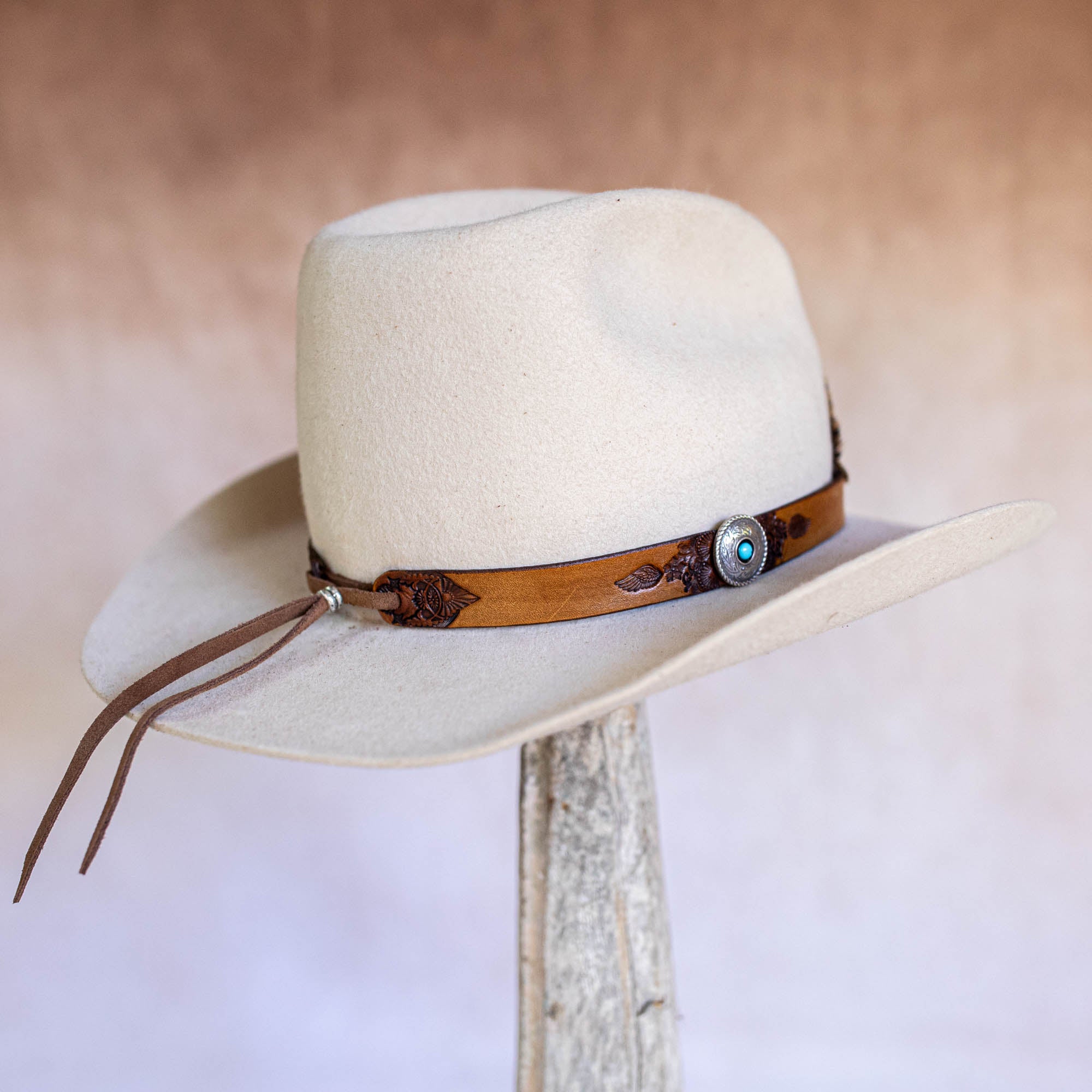 Sundance Ryder Hat Band with Sleeping Beauty Turquoise