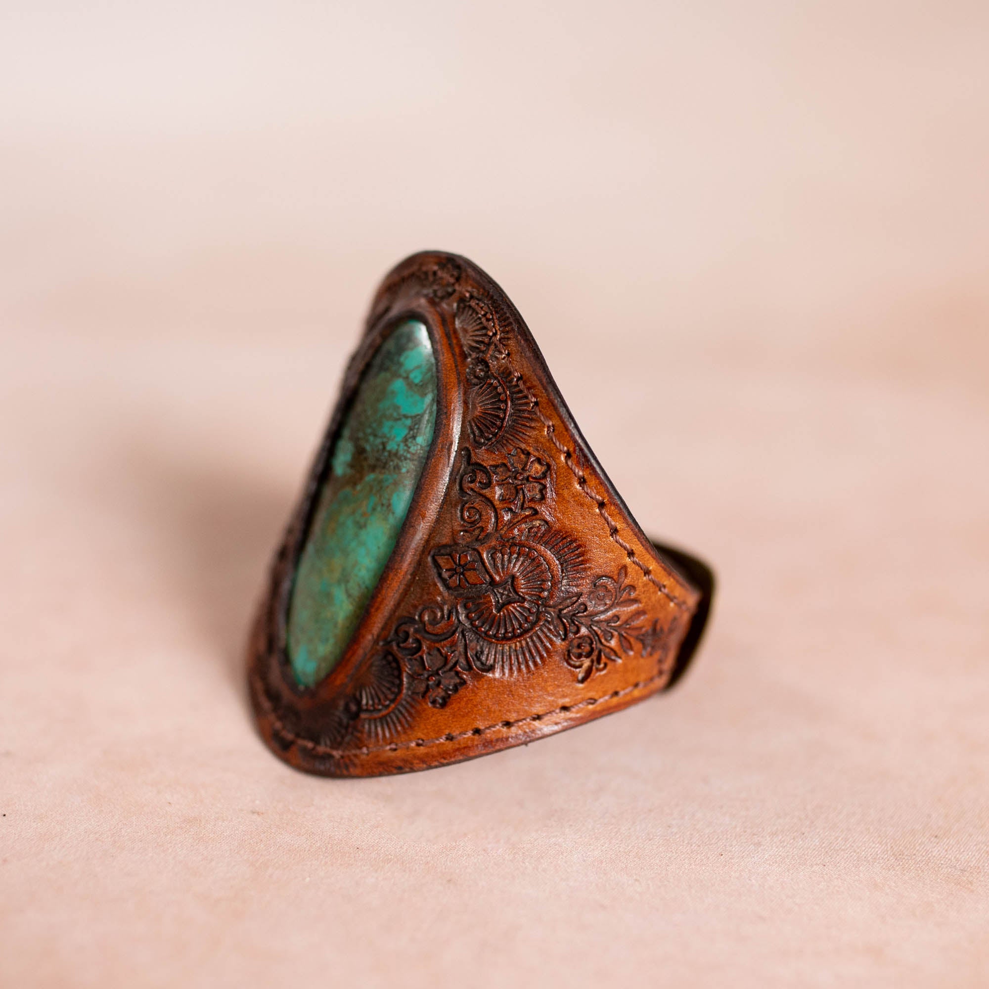 Mandala Cuff with Turquoise